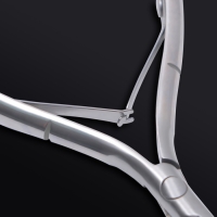 Кусачки маникюрные для кутикулы &laquo;Premium&raquo;, двойная пружина, 10,5 см, длина лезвия - 7 мм, на блистере, цвет серебристый