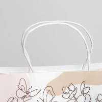 Пакет подарочный крафт, упаковка, &laquo;Нюд&raquo;, 28 х 32 х 15 см