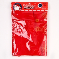 Подарочный мешок Деда Мороза &laquo;Счастья полный мешок&raquo;, красный бархат, 60 х 40см