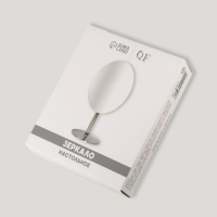 Зеркало настольное &laquo;Овал&raquo;, зеркальная поверхность 14,5 &times; 19,5 см, цвет серебристый