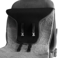 Накидка на сиденье, натуральная шерсть, 145х55 см, серая Накидка на сиденье, натуральная шерсть, 145х55 см, серая