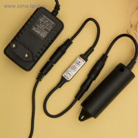 Гирлянда &laquo;Конский хвост&raquo; 15 нитей по 1.5 м, IP20, серебристая нить, 225 LED, свечение белое, 8 режимов, 12 В