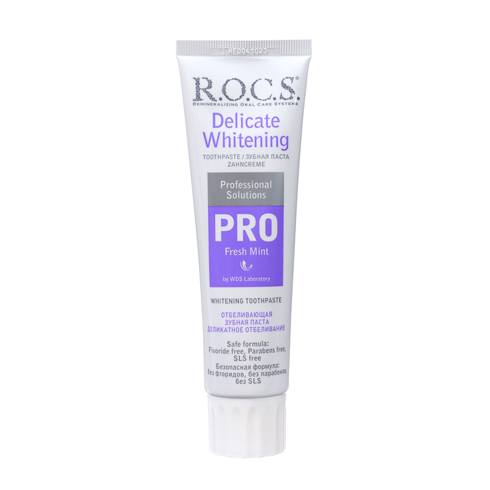 Зубная паста R.O.C.S. PRO Fresh Mint, &laquo;Деликатное отбеливание&raquo;, 135 г