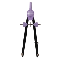 Готовальня ErichKrause "Manga", 2 предмета, пенал, фиолетовый Готовальня ErichKrause "Manga", 2 предмета, пенал, фиолетовый