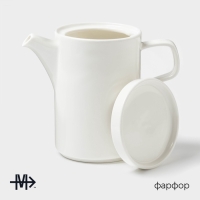 Заварочный чайник Magistro Modern, 960 мл, 19,5&times;11&times;18 см, фарфор, белый