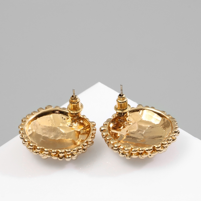 Серьги с жемчугом «Атмосфера» бусинки, цвет белый в золоте Серьги с жемчугом «Атмосфера» бусинки, цвет белый в золоте