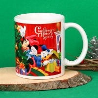 Кружка керамическая "С Новым годом!" 320 мл, Микки Маус