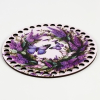 Донышки для вязания 2 в 1 &laquo;Весенняя нежность&raquo;, круг 15 см, хдф 3 мм