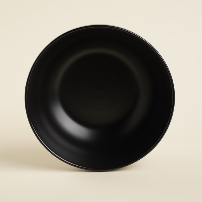 Набор тарелок фарфоровых глубоких SL Home &laquo;Дарк&raquo;, d=18,5 см,цвет чёрный