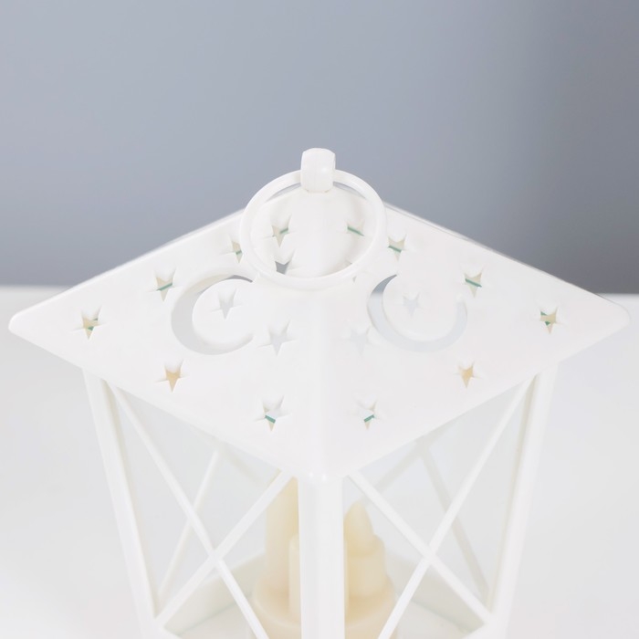 Ночник Ночник "Ночка" LED от батареек белый 11,5х11,5х16,5 см RISALUX