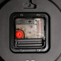 Часы настенные, интерьерные, бесшумные, d-19.5 см, черные Часы настенные, интерьерные, бесшумные, d-19.5 см, черные