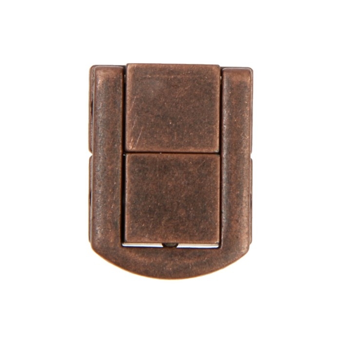 Замок-защелка на ящик ZM01, 3,2х2,5 см, цвет медь, 4 шт TMP