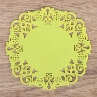 Набор подставок под горячее &laquo;Чаепитие&raquo;, 4 шт, 10 см, цвет МИКС