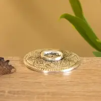 Подставка под благовония "Полумесяц" алюминий  5,5 см