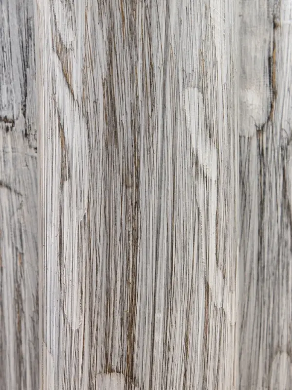 Свеча в бамбуке тройная, 15&times;13&times;30 см, 100 мл, серая