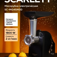 Мясорубка электрическая с насадками и овощерезкой