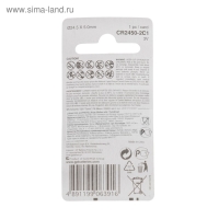 Батарейка литиевая GP, CR2450-1BL, 3В, блистер, 1 шт. Батарейка литиевая GP, CR2450-1BL, 3В, блистер, 1 шт.
