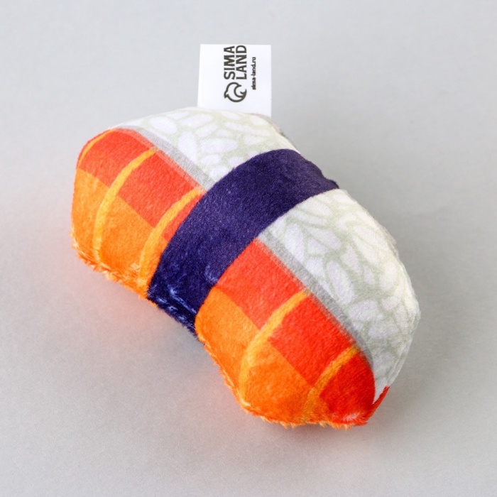 Игрушка для кошек с мятой &laquo;Суши&raquo; из текстиля, 9х6 см