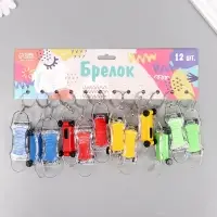 Фонарик брелок для ключей на кольце &laquo;Скейтборд&raquo;, мигает, 1.7&times;8.2&times;2.8 см, МИКС