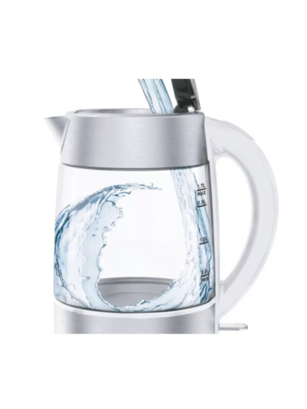 Электрический чайник Glass KI772138, белый, 1.7 л