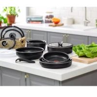 Набор посуды Ingenio Black 04238830 со съемной ручкой