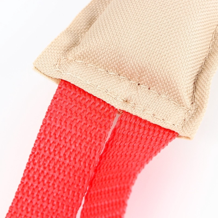 Игрушка-кусалка для собак с 1 ручкой, 20 х 5 см, холща Игрушка-кусалка для собак с 1 ручкой, 20 х 5 см, холща