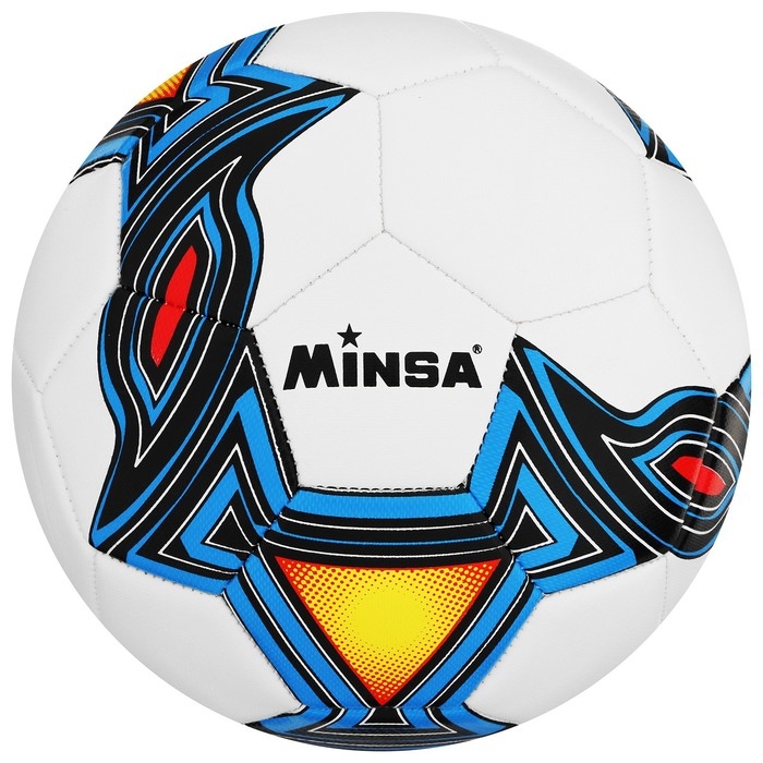 Футбольный мяч MINSA, машинная сшивка, 32 панели, р. 5, TPU
