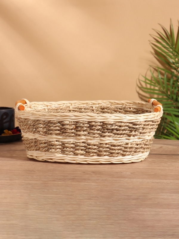 Корзина плетеная 32x25x11 см, ротанг