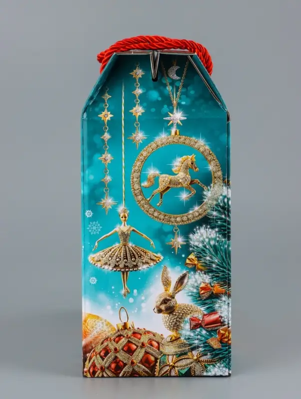 Коробка подарочная складная "МалаХит" 23 х 10 х 22 см