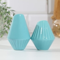 Солонка и перечница &laquo;Геометрия&raquo;, 13.5 х 10.5 см