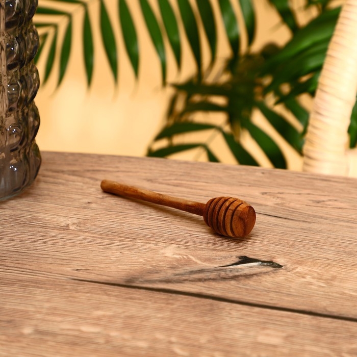 Ложка для мёда 12 см, тиковое дерево