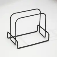 Салфетница Доляна &laquo;Демо&raquo;, 13&times;8.5&times;11 см, цвет тёмно-коричневый