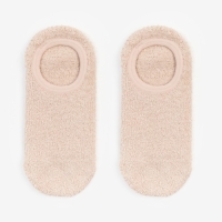 Носки нескользящие, цвет молочный, размер 36-39