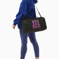 Сумка спортивная женская, TEXTURA, маленький размер, цвет чёрный