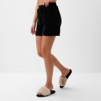 Шорты женские KAFTAN "Бархат" размер 40, черный Шорты женские KAFTAN "Бархат" размер 40, черный