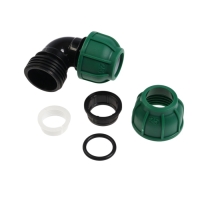 Отвод ПНД ZEIN, 25 мм, цанга