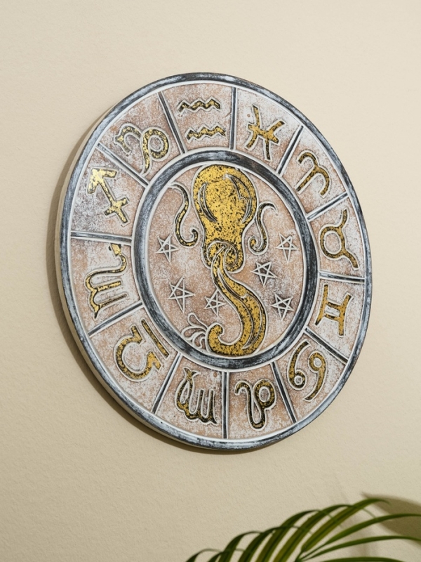 Панно резное МДФ "Водолей", 30х30х2 см