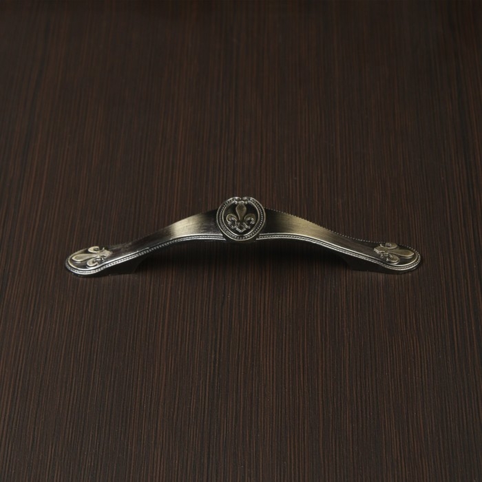 Ручка скоба PC177AB, м/о 96 мм, цвет бронза, 4 шт TMP