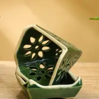 Подсвечник "Пирамидка" керамика, цв. МИКС, 8х8х12 см