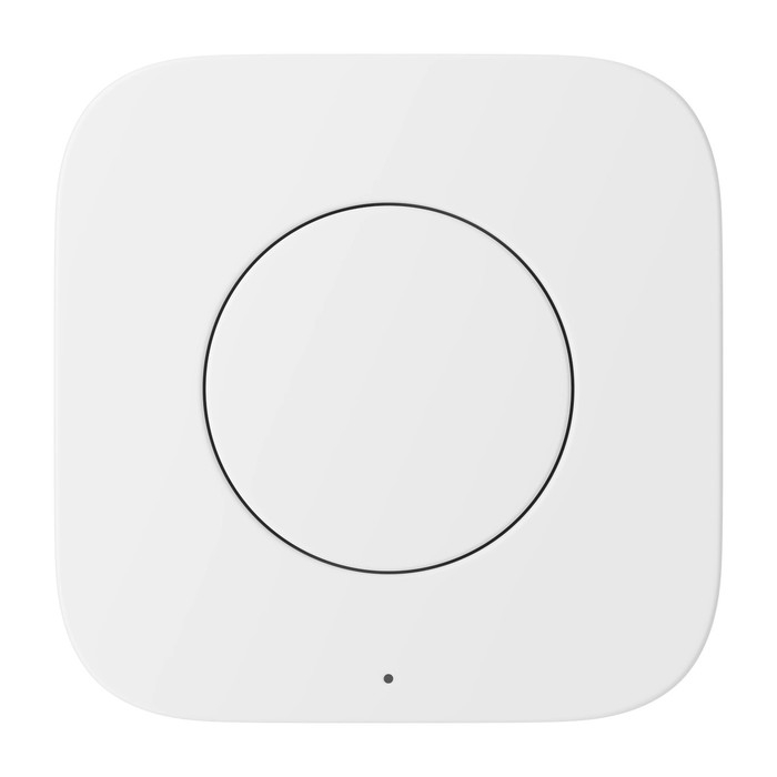 Беспроводная кнопка Яндекс YNDX-00524, Zigbee, CR2032, умный дом с Алисой, белая Беспроводная кнопка Яндекс YNDX-00524, Zigbee, CR2032, умный дом с Алисой, белая