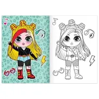 Раскраска &laquo;WOW Girls. Модный показ&raquo;, формат А5, 12 стр.