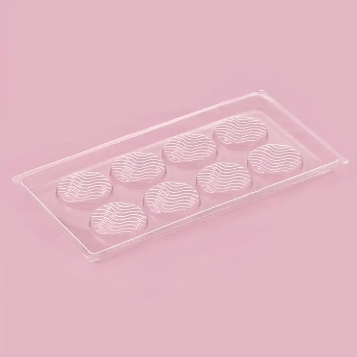 Форма для шоколада и конфет &laquo;Волна&raquo;, 8 ячеек, 22&times;11 см, прозрачная