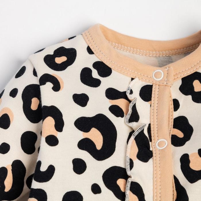 Комбинезон Крошка Я &laquo;Леопард&raquo;, рост 68-74 см