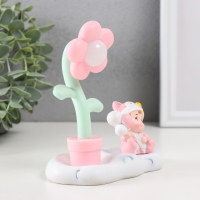 Сувенир пластик свет "Малышка в забавной шапке" МИКС 12х6,7х13 см