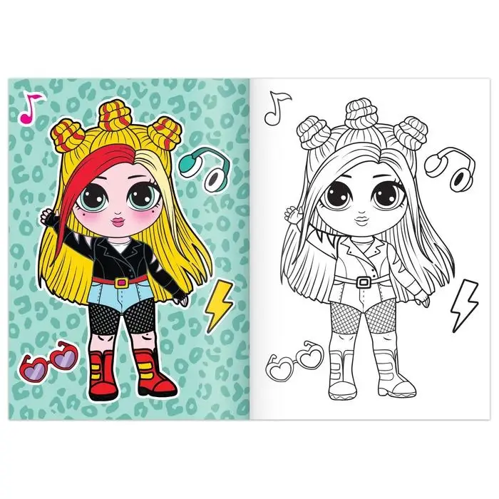 Раскраска &laquo;WOW Girls. Модный показ&raquo;, формат А5, 12 стр.