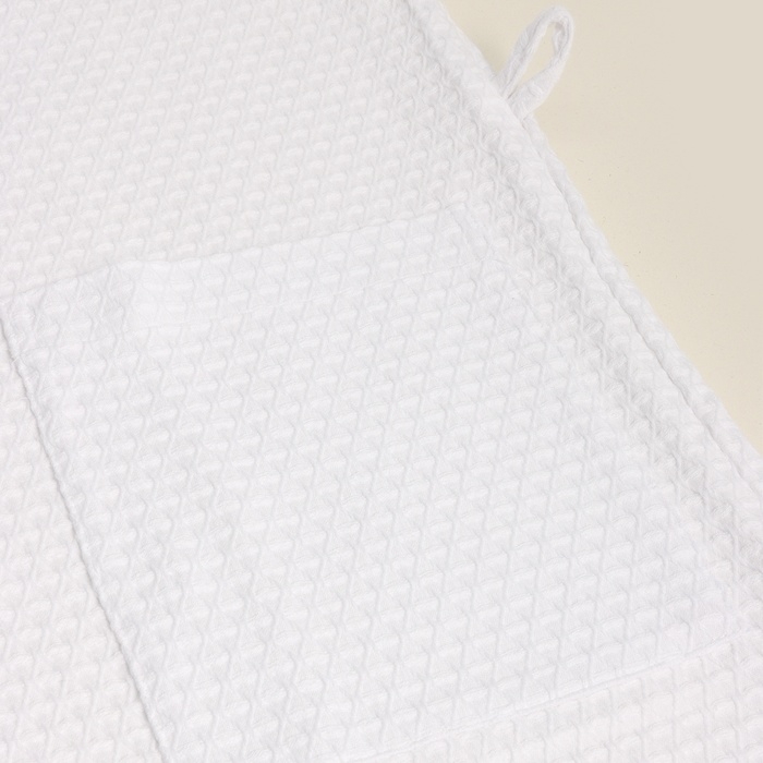 Халат вафельный мужской SL HOME: Waffle "Блан де Блан", размер M, 100% хлопок, 320 г/м2