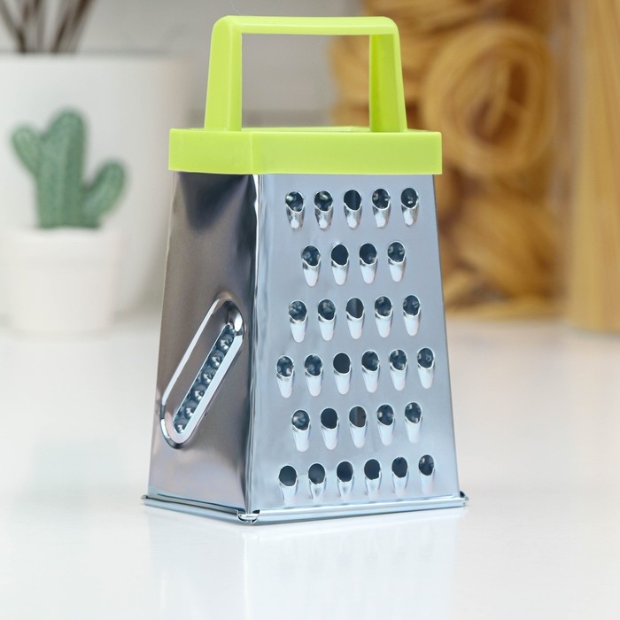 Тёрка четырёхгранная Доляна &laquo;Классика&raquo;, 15 см, цвет МИКС