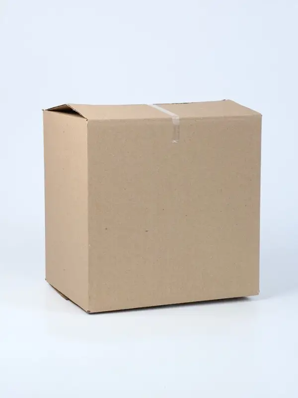 Коробка складная, бурая, 30 х 22 х 30 см