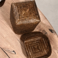 Корзинка плетеная "Рино" 15х15х18 см