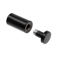 Дистанционный держатель для табличек, 19х40 мм, цвет черный, набор 6 шт. Дистанционный держатель для табличек, 19х40 мм, цвет черный, набор 6 шт.